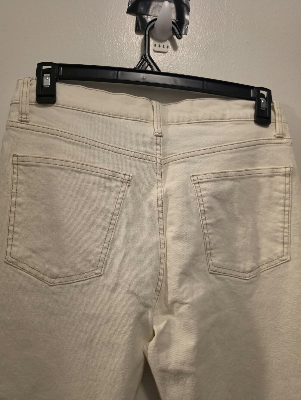 Time and Tru Cream Straight-Leg Jeans - Picture 10 of 16